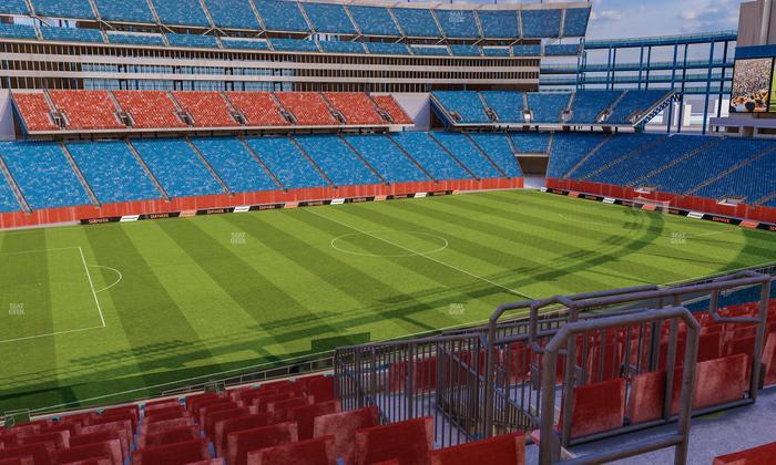 Gillette Stadium - Section Club 35 Seat View