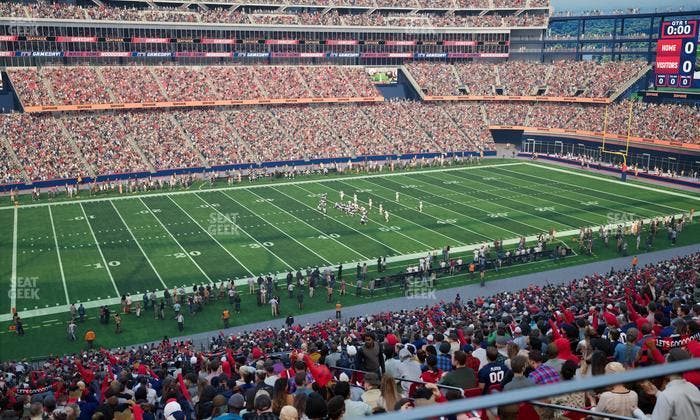 Gillette Stadium - Section Club 35 Seat View