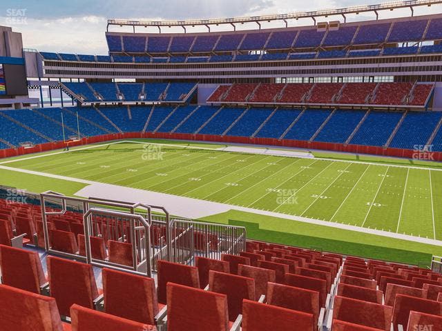 Gillette Stadium - Section Club 6 Seat View