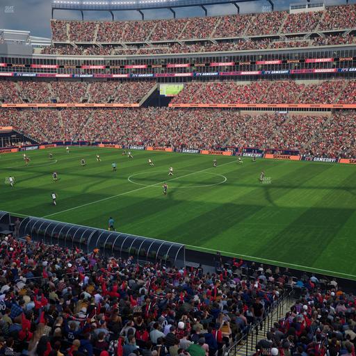 Gillette Stadium - Section Club 6 Seat View