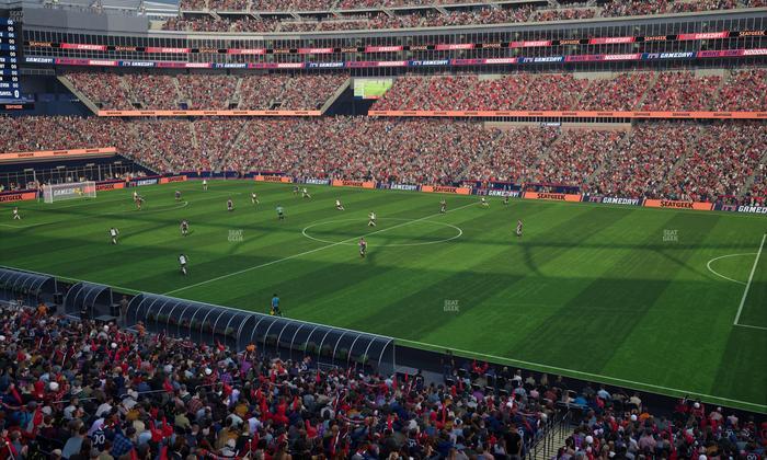 Gillette Stadium - Section Club 6 Seat View