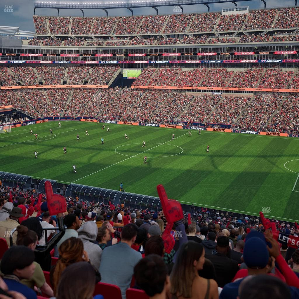 Gillette Stadium - Section Club 6 Seat View