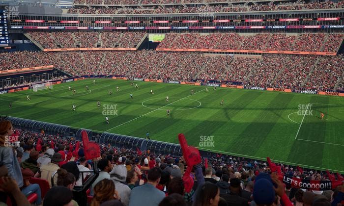 Gillette Stadium - Section Club 6 Seat View