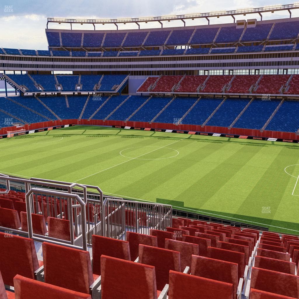 Gillette Stadium - Section Club 6 Seat View