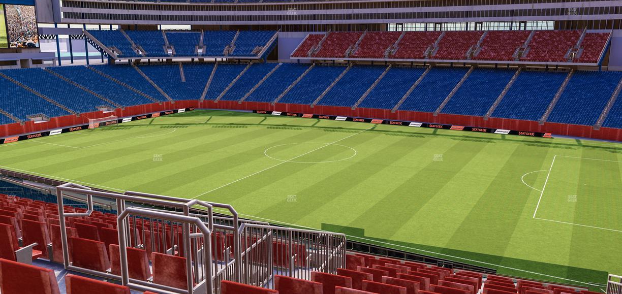Gillette Stadium - Section Club 6 Seat View