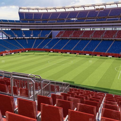 Gillette Stadium - Section Club 6 Seat View