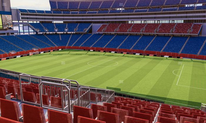 Gillette Stadium - Section Club 6 Seat View