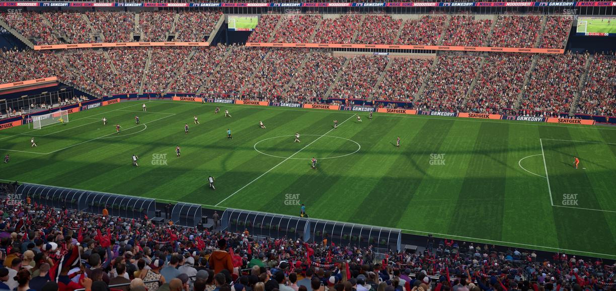 Gillette Stadium - Section Club 7 Seat View