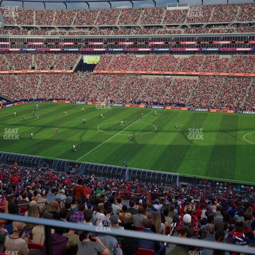 Gillette Stadium - Section Club 7 Seat View
