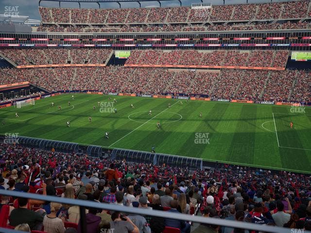 Gillette Stadium - Section Club 7 Seat View