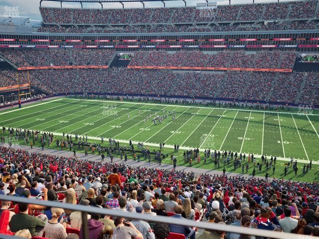 Gillette Stadium - Section Club 7 Seat View Gillette Stadium - Section Club 7 Seat View