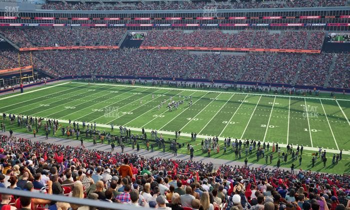 Gillette Stadium - Section Club 7 Seat View