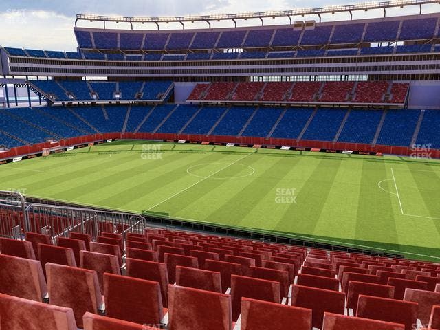 Gillette Stadium - Section Club 7 Seat View