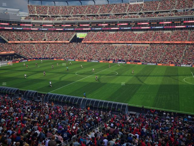 Gillette Stadium - Section Club 7 Seat View