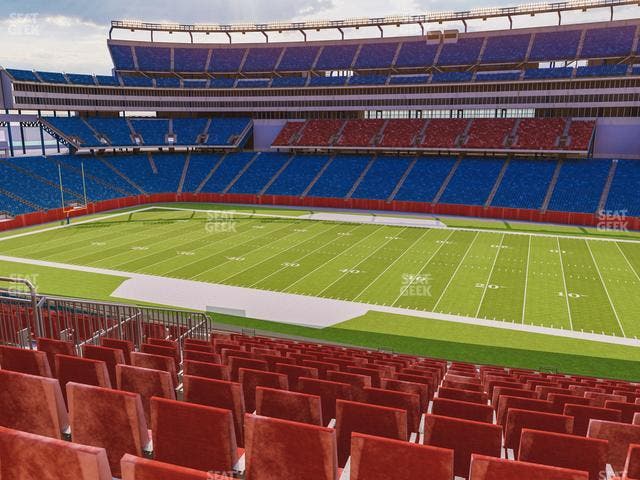 Gillette Stadium - Section Club 7 Seat View