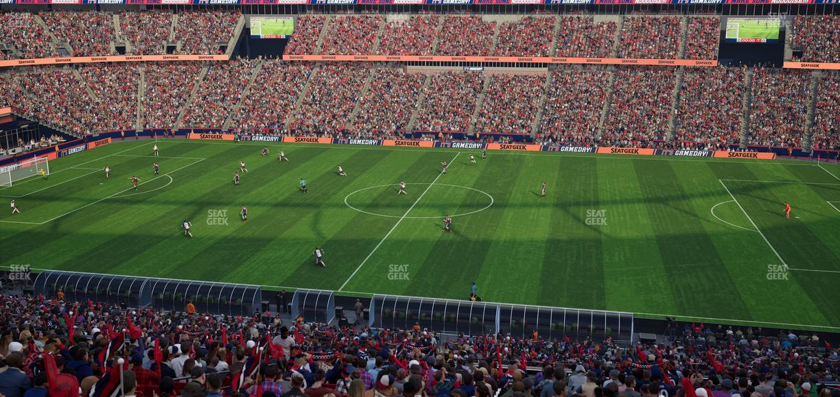 Gillette Stadium - Section Club 8 Seat View