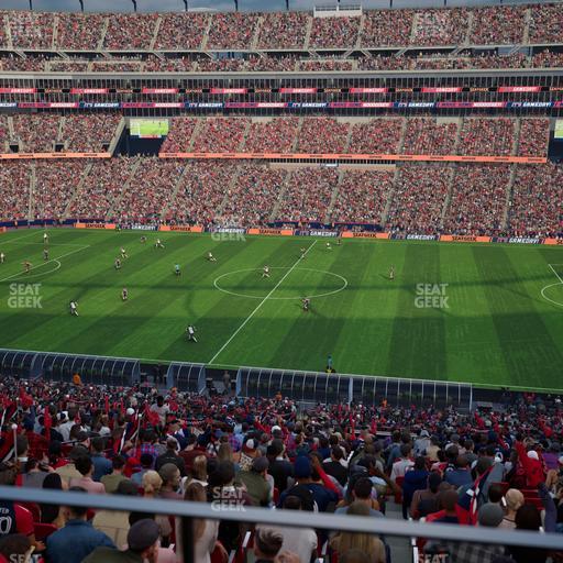 Gillette Stadium - Section Club 8 Seat View