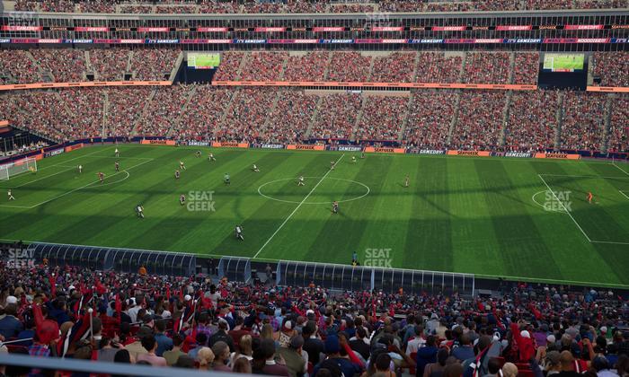 Gillette Stadium - Section Club 8 Seat View