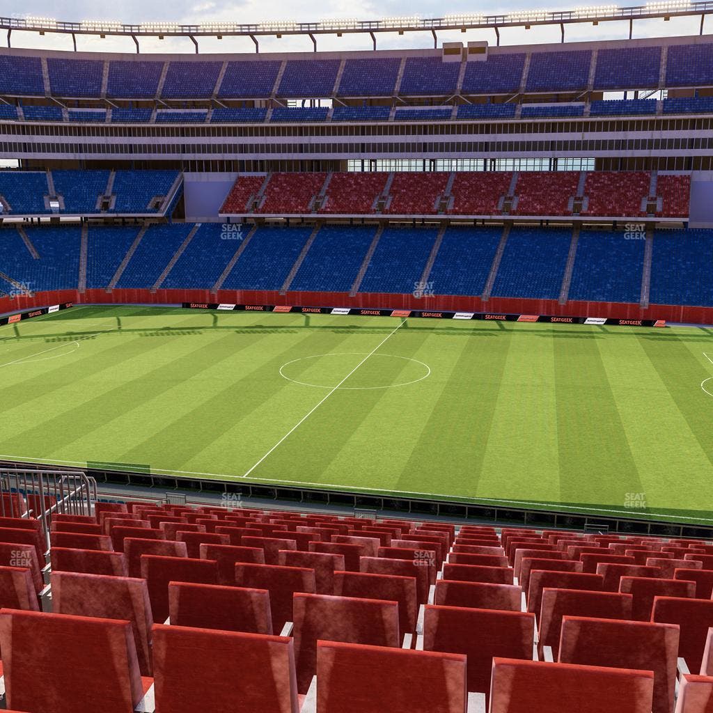 Gillette Stadium - Section Club 8 Seat View