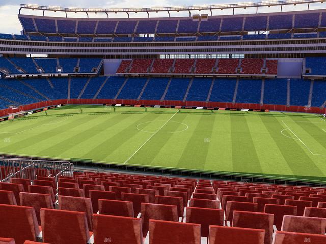 Gillette Stadium - Section Club 8 Seat View Gillette Stadium - Section Club 8 Seat View
