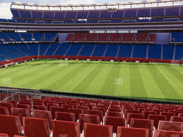 Gillette Stadium - Section Club 8 Seat View