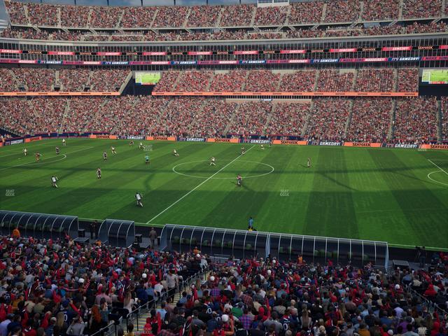 Gillette Stadium - Section Club 8 Seat View