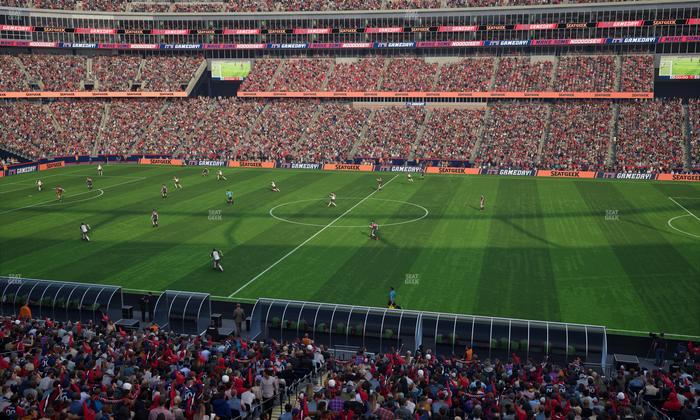 Gillette Stadium - Section Club 8 Seat View