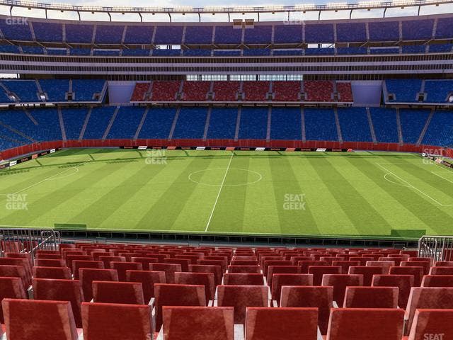 Gillette Stadium - Section Club 9 Seat View