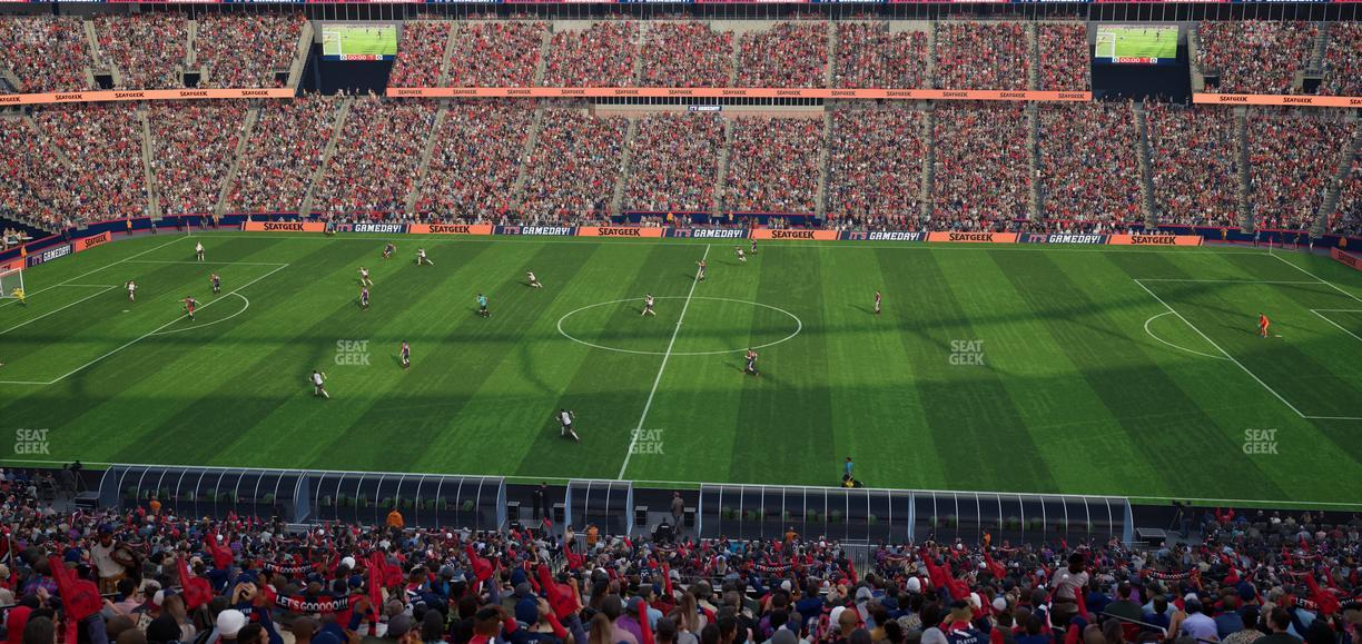 Gillette Stadium - Section Club 9 Seat View