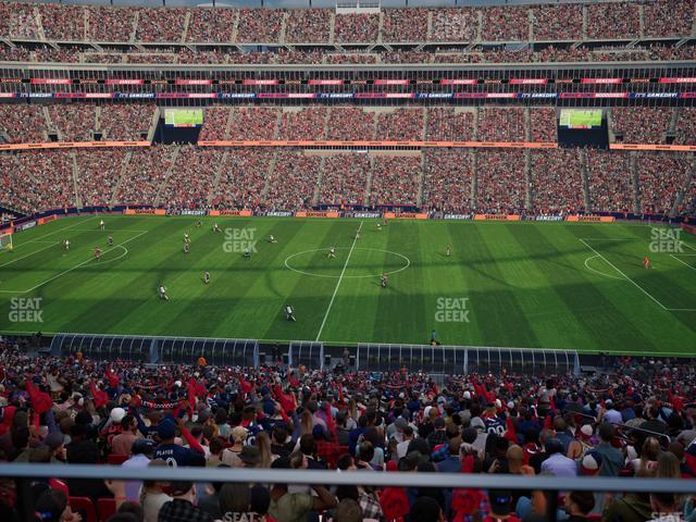 Gillette Stadium - Section Club 9 Seat View