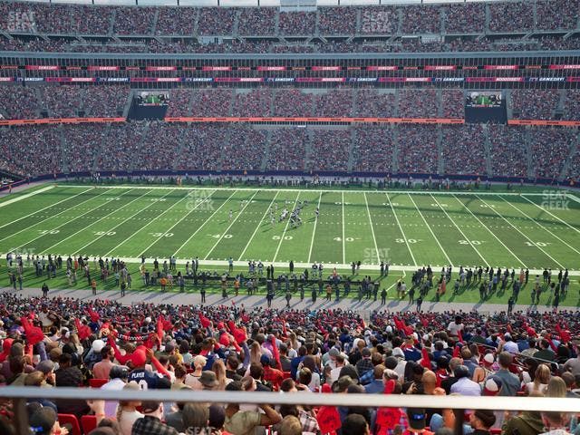 Gillette Stadium - Section Club 9 Seat View Gillette Stadium - Section Club 9 Seat View