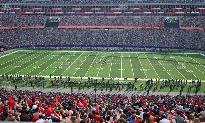 Gillette Stadium - Section Club 9 Seat View