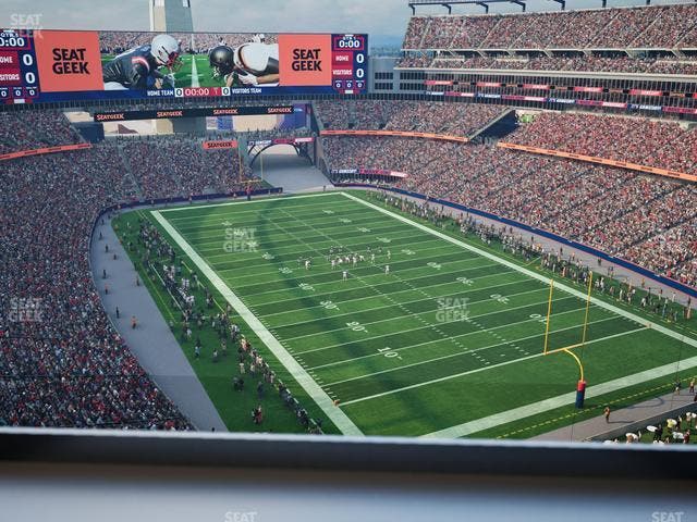 Gillette Stadium - Section Encore Boston Harbour Terrace Seat View Gillette Stadium - Section Encore Boston Harbour Terrace Seat View