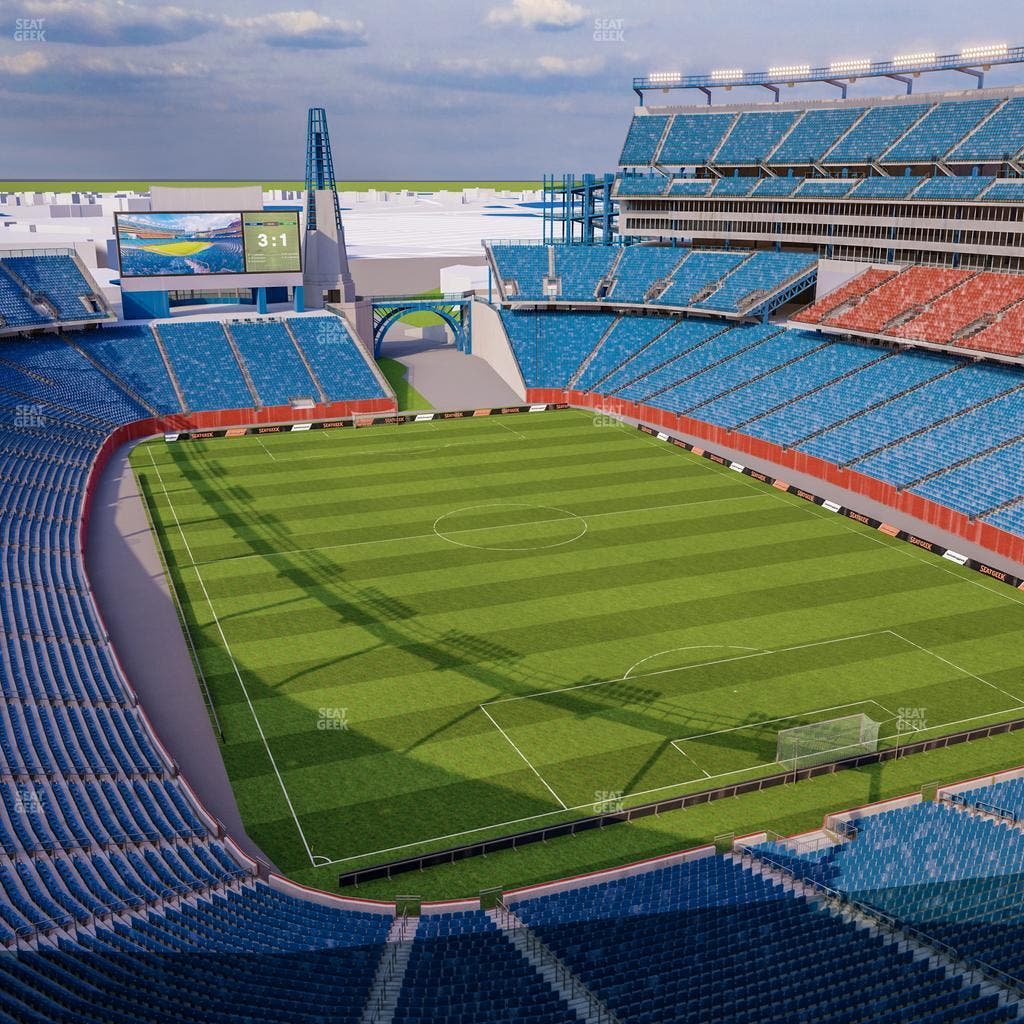 Gillette Stadium - Section Encore Boston Harbour Terrace Seat View