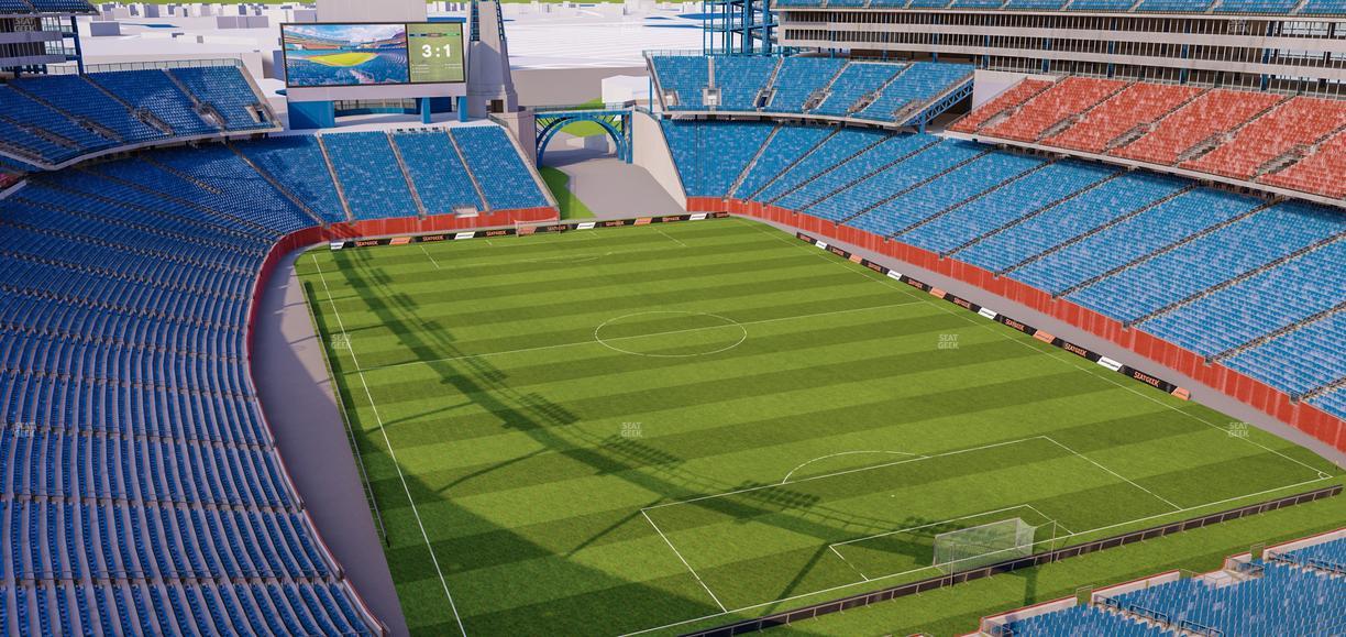 Gillette Stadium - Section Encore Boston Harbour Terrace Seat View