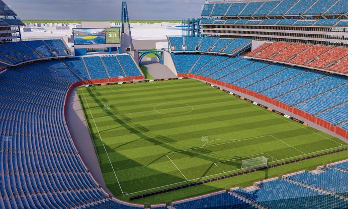 Gillette Stadium - Section Encore Boston Harbour Terrace Seat View