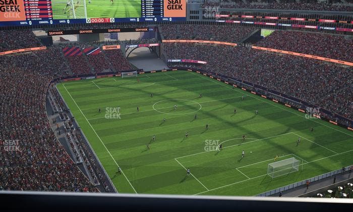 Gillette Stadium - Section Encore Boston Harbour Terrace Seat View