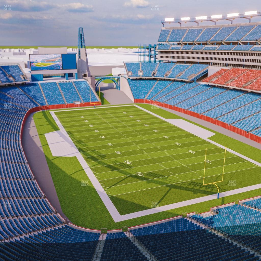Gillette Stadium - Section Encore Boston Harbour Terrace Seat View