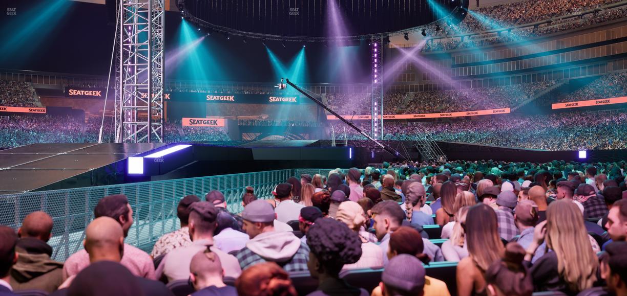 Gillette Stadium - Section Floor A 1 Seat View