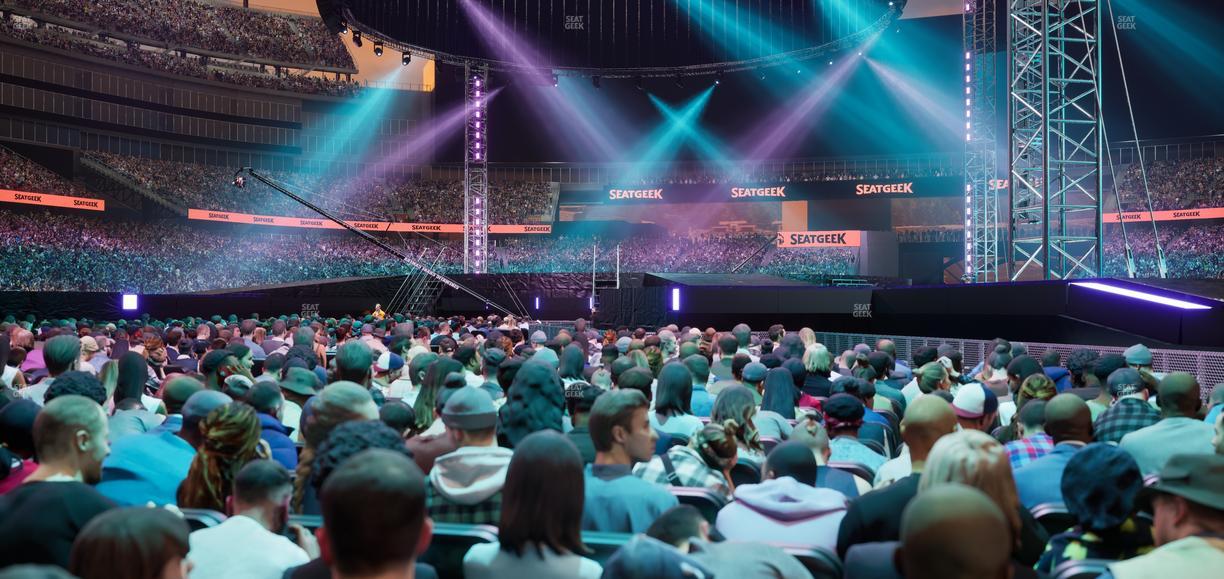 Gillette Stadium - Section Floor A 3 Seat View