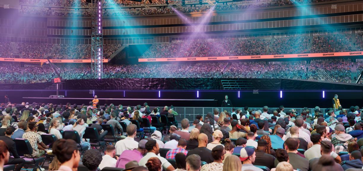 Gillette Stadium - Section Floor Ada Seat View