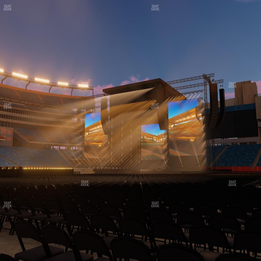 Gillette Stadium - Section Floor B 1 Seat View