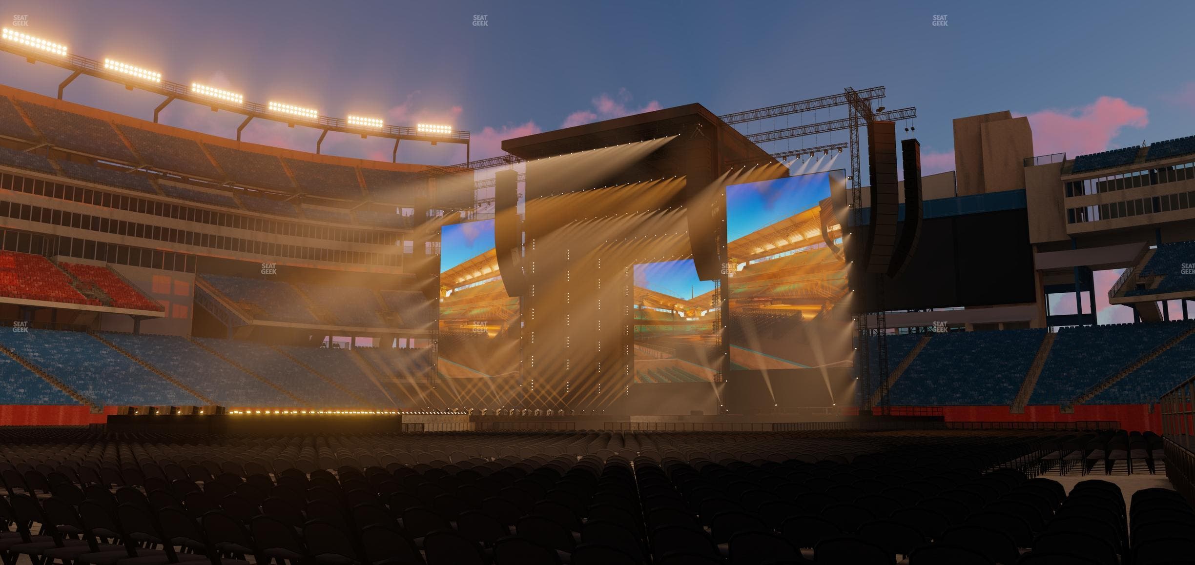 Gillette Stadium - Section Floor B 1 Seat View