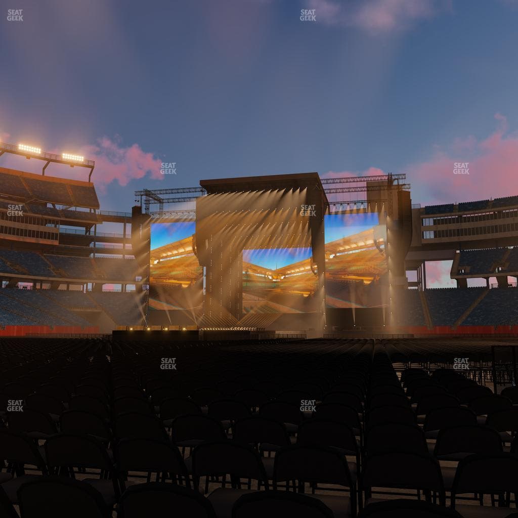 Gillette Stadium - Section Floor B 2 Seat View