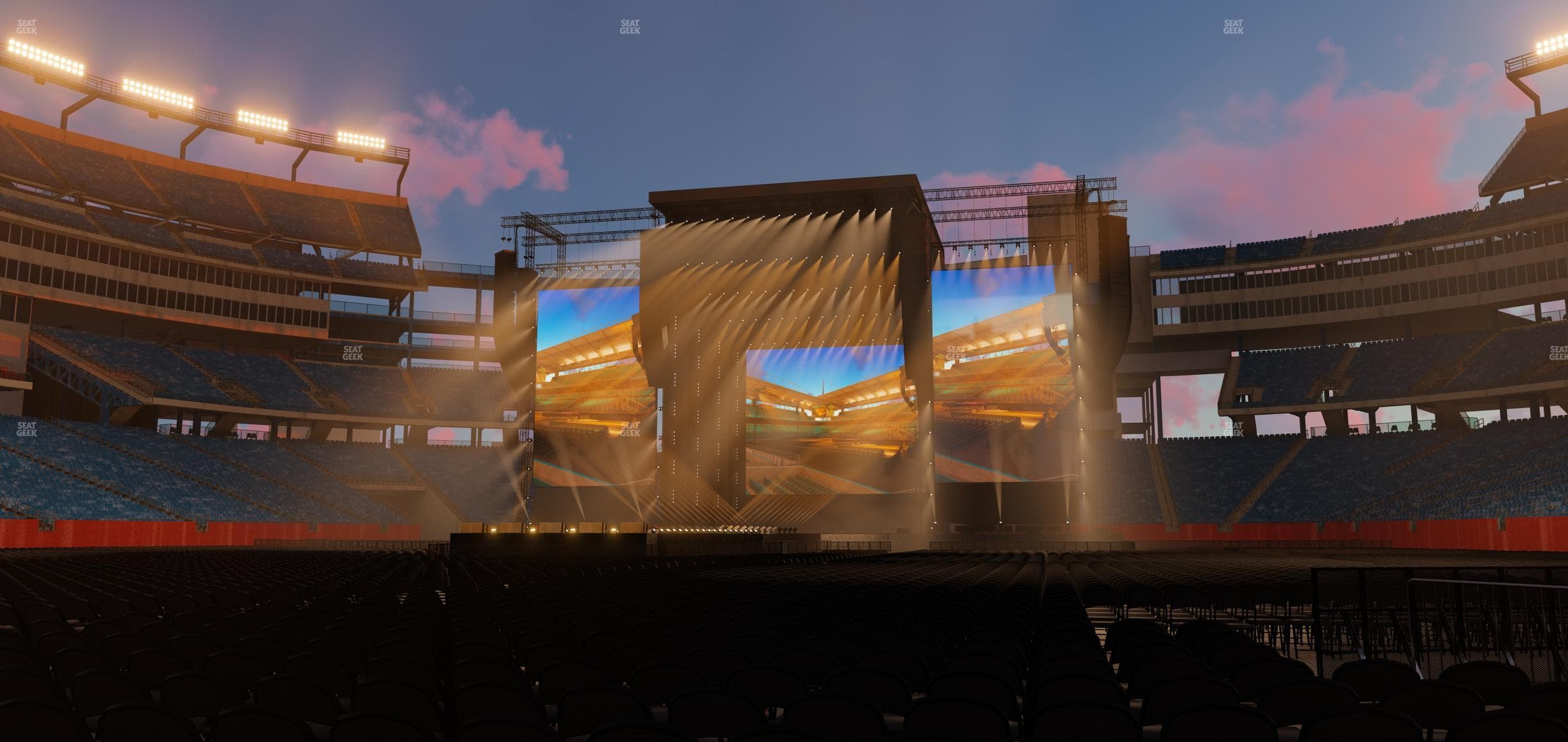 Gillette Stadium - Section Floor B 2 Seat View