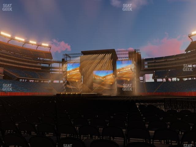 Gillette Stadium - Section Floor B 2 Seat View