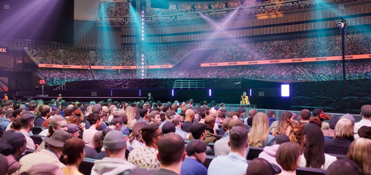 Gillette Stadium - Section Floor B 2 Seat View