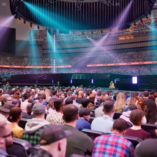 Gillette Stadium - Section Floor B 2 Seat View