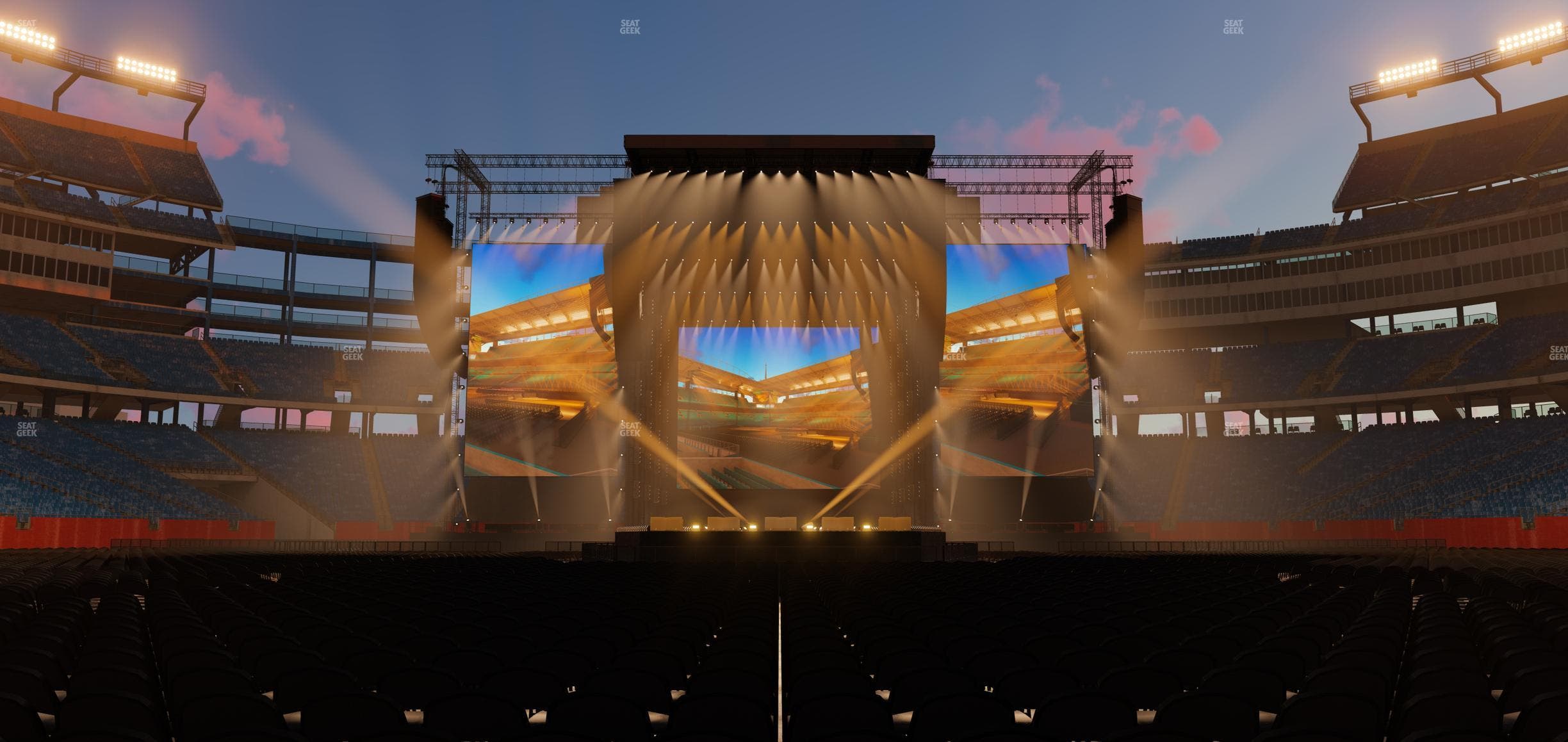 Gillette Stadium - Section Floor B 3 Seat View
