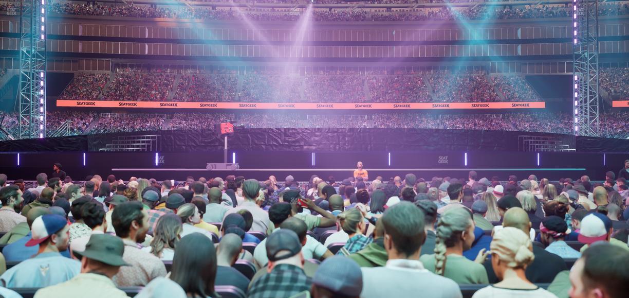 Gillette Stadium - Section Floor B 3 Seat View